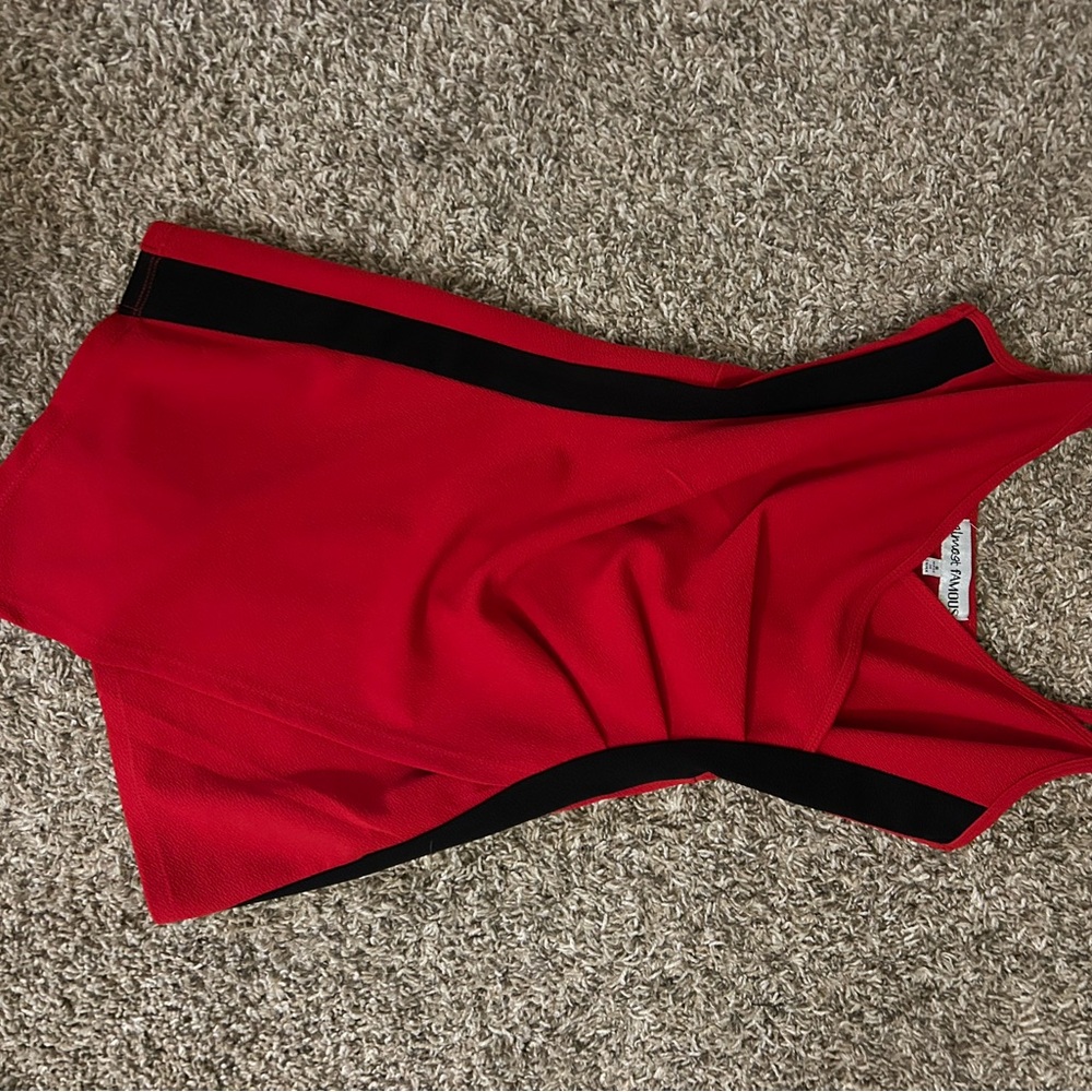 Almost Famous Vibrant Red Top